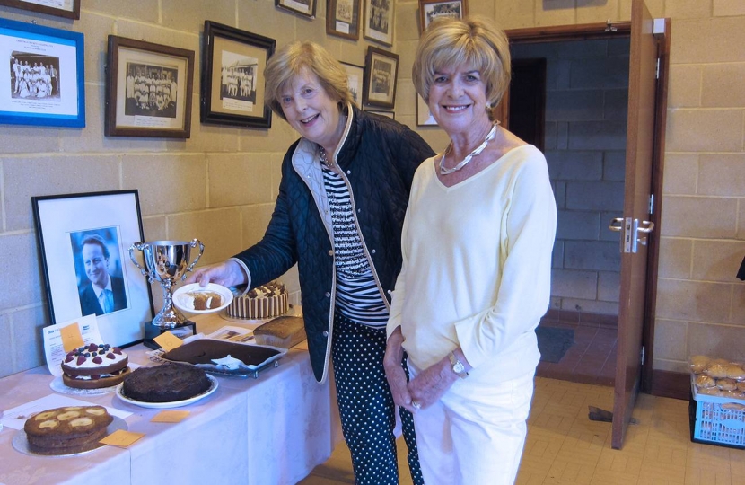 Dorothy Calder MBE and Ann Potter - the judges of the inaugural Great Conservative Bake-Off competition.