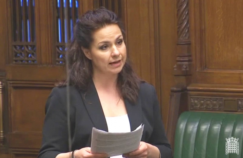 Heidi Allen MP speaking in the House of Commons during the Welfare Bill debate in February 2016.  She is high among the easiest to understand 