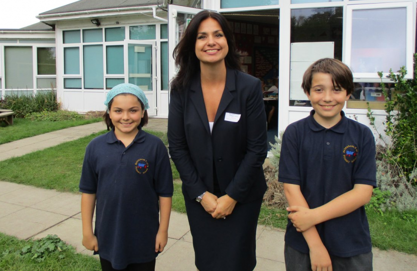 Heidi Allen MP Babraham School