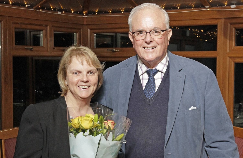 SCCA's CPF Dinner 2017 - Denise Smith and Mark Howard - organisers.  The dinner was held at Bourn Golf Club on 3rd March 2017.