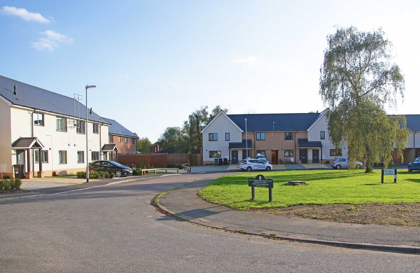 The new council houses in Robinson Court, Grays Road, Gamlingay.  They are the latest of 100 to be built in South Cambs since 2015 thanks to the forward thinking policies of the Conservatives when in office at South Cambridgeshire District Council.