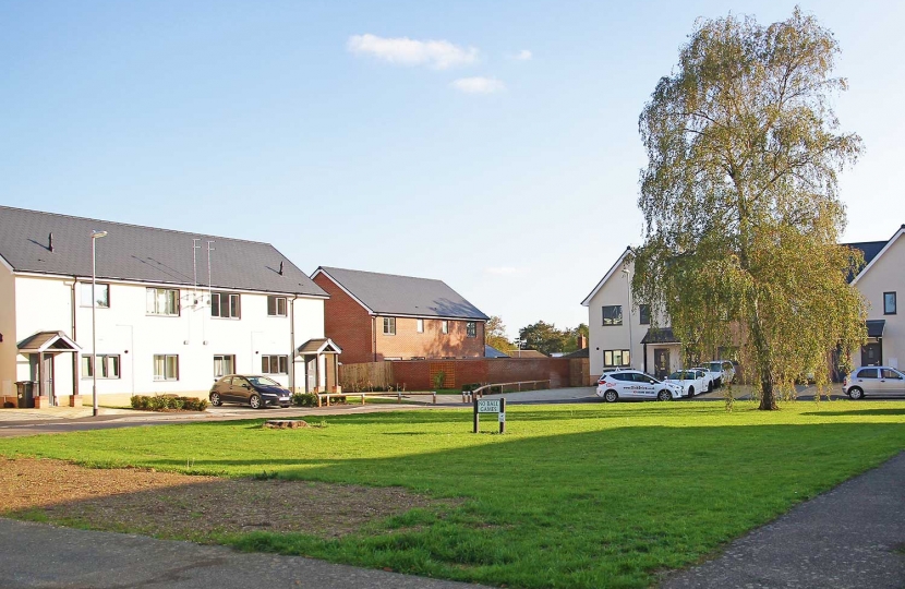 The new council houses in Robinson Court, Grays Road, Gamlingay.  They are the latest of 100 to be built in South Cambs since 2015 thanks to the forward thinking policies of the Conservatives when in office at South Cambridgeshire District Council.