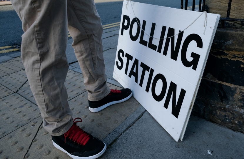 Polling Station Sign