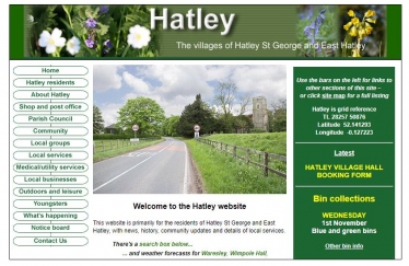 Hatley Parish Council will receive £500 from the SCDC Community Chest fund as a contribution towards updated its village website (www.hatley.info) – which SCDC also helped to fund when the site was launched in 2004.