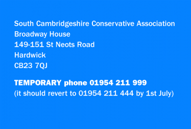 SCCA office is now at 151 St Neots Road, Hardwick, CB23 7QJ