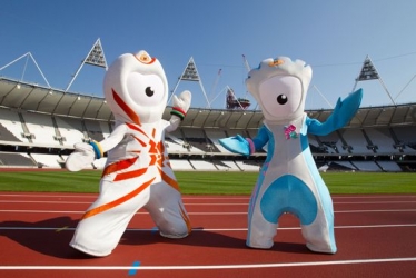 London 2012 mascots Wenlock and Mandeville – photo credit to London 2012.